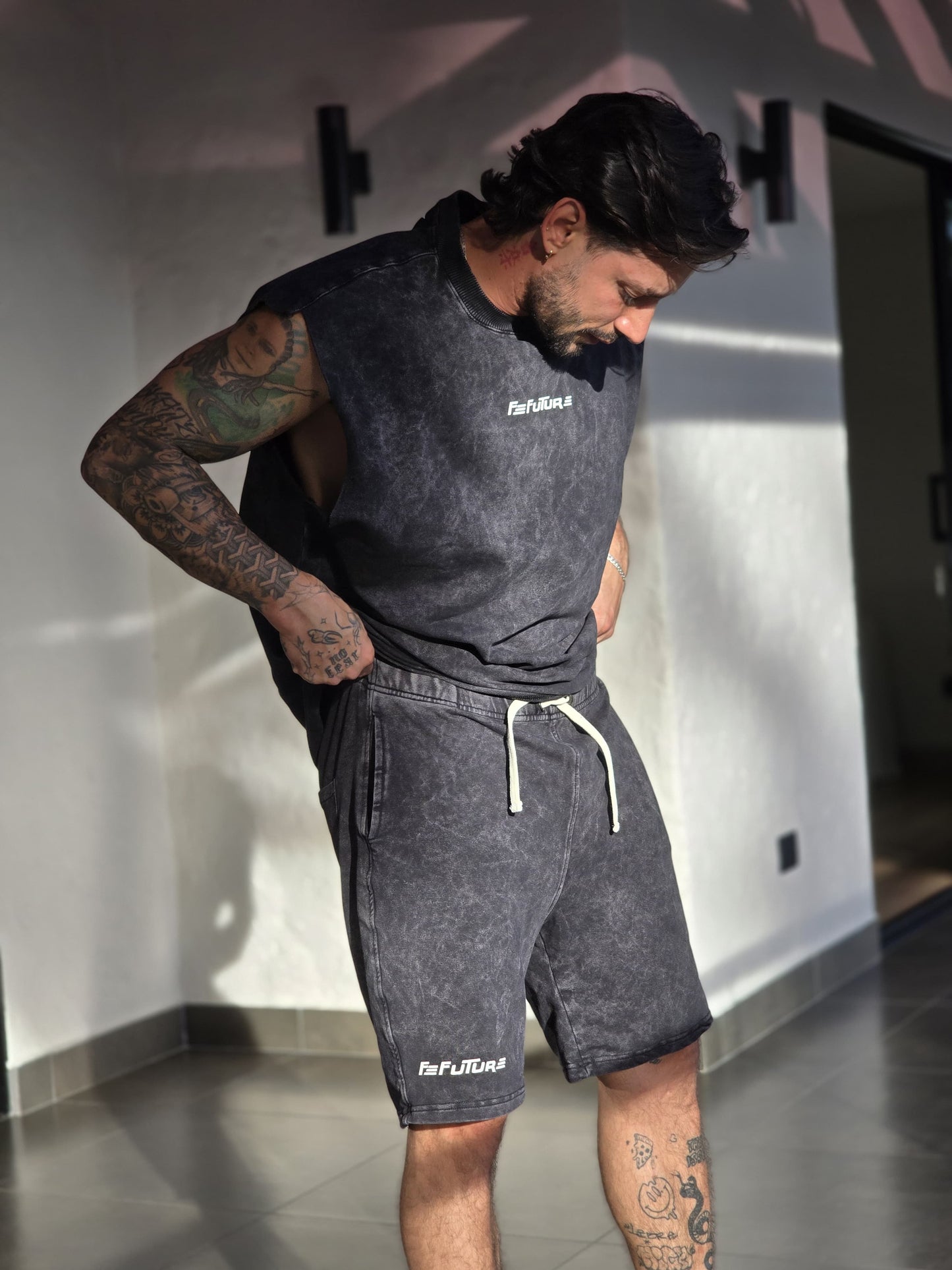 Short Negro Acid wash