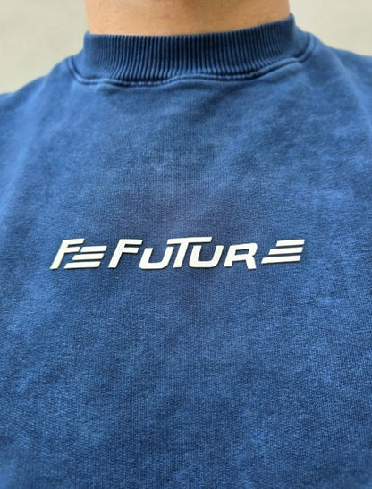 Tshirt Azul Acid WASH