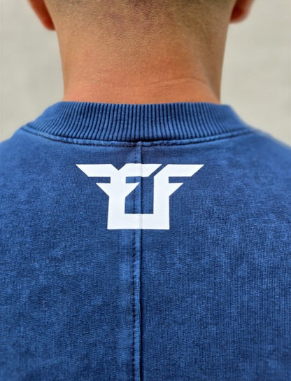 Tshirt Azul Acid WASH