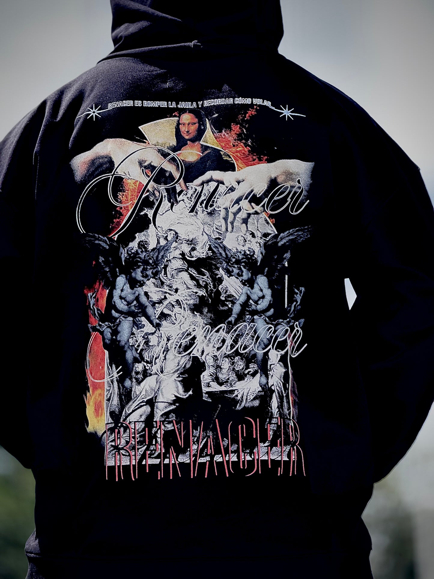 Hoodie RENACER Negro Premium