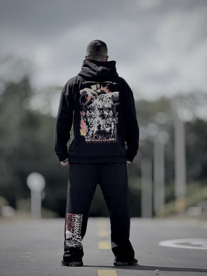 Hoodie RENACER Negro Premium