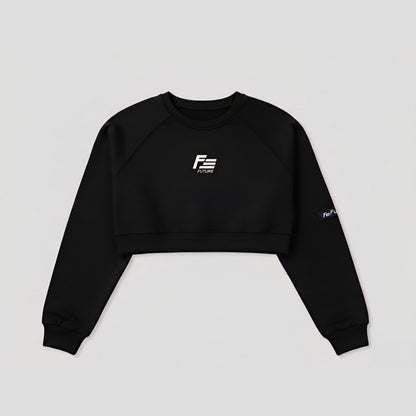 Hoodie Dama RENACER Negro Premium