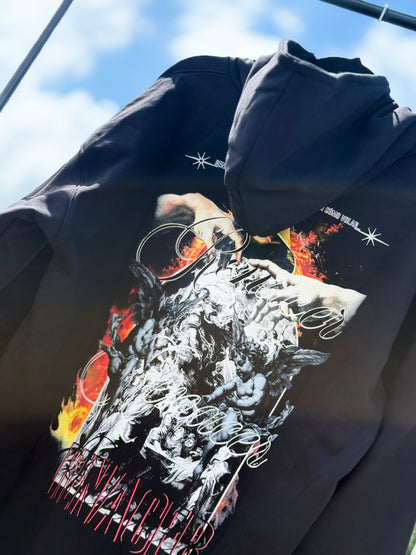 Hoodie RENACER Negro Premium